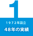 1972年設立 48年の実績